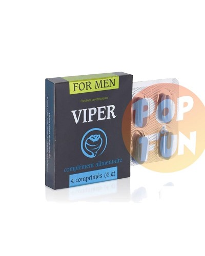 Stimulant Viper for Men 4 Gélules