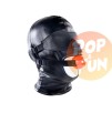 Cagoule SM avec Bâillon et masque Subfull Noire
