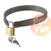 Collier en metal Slave Lock avec cadenas