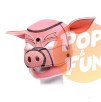 Cagoule Tête de cochon Pig Hood Rose