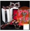 Acheter Coffret SM Bondage 8 Pièces Noir-Rouge