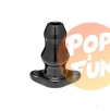 Acheter Double Tunnel Plug Noir Medium 9.5 x5.2 cm
