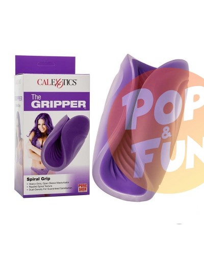 Acheter Gaine de Masturbation The Gripper Spiral Grip Violet