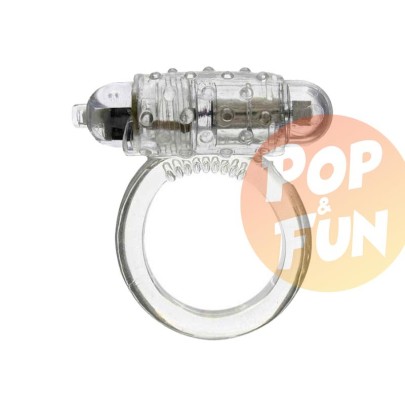 Anneau vibrant transparent