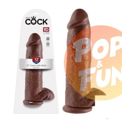 Acheter Gros gode King Cock 26 x 7.8 cm Brown
