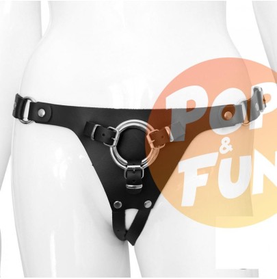 Acheter Harnais en cuir Strap On Cox pour gode ceinture