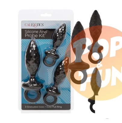 Acheter Kit de 3 Plugs Silicone Probe Kit Noirs