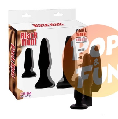 Acheter Kit plugs en silicone Black Mont x3