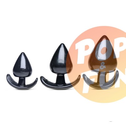 Acheter Lot de 3 plugs Spades Noir