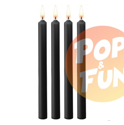 Acheter Lot de 4 bougies SM Teasing Wax Noire