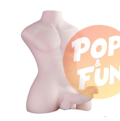 Acheter Masturbateur Buste avec Pénis articulé Big Torso Sexe de 16cm