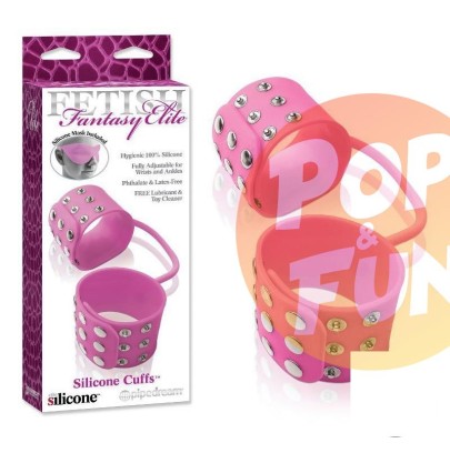 Acheter Menottes en silicone Fetish Fantasy Elite rose