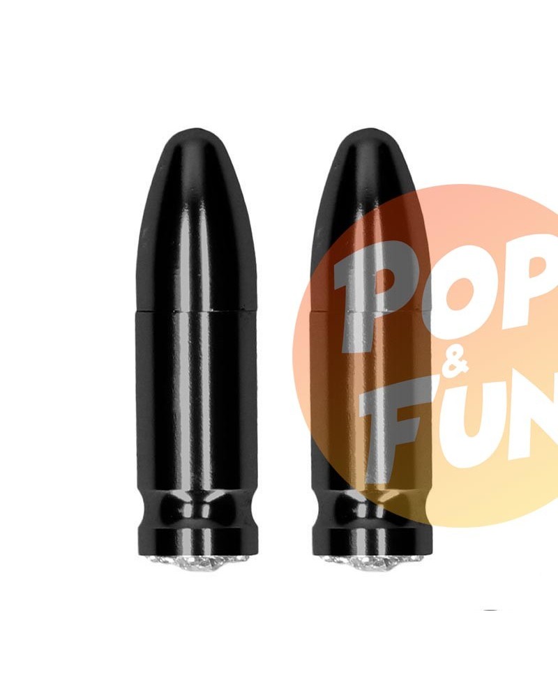 Acheter Pinces pour tétons magnétiques Diamond Bullet x2 Noires