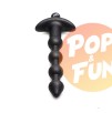 Acheter Plug Anal Vibrant Noir avec télécommande 3x21cm