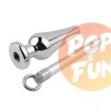 Acheter Plug en metal avec anneau Hollow Screw 11.5 x 4.3cm