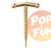 Acheter Plug Penis Gold Progress 8cm - Diamètre 3 à 8mm