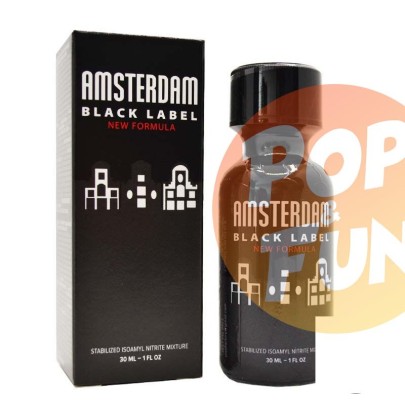 Acheter Poppers Amsterdam Black Label 30ml Amyl