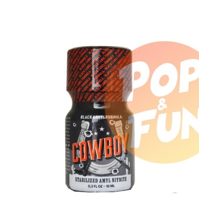 Acheter Poppers Cowboy Black Label 10ml Amyl