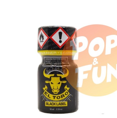 Acheter Poppers El Toro Black Label 10ml Pentyle