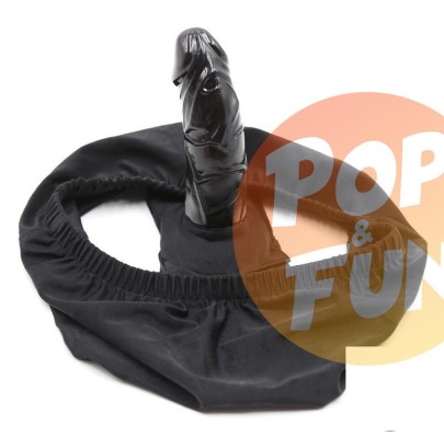 Acheter Slip avec Plug 12 x 3.8cm Penis Panties Noir