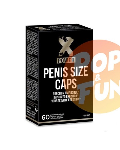 Acheter Stimulant d'érection Penis Size Caps XPower 60 Gélules