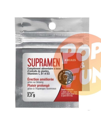 Acheter Stimulant SupraMen 4 gélules