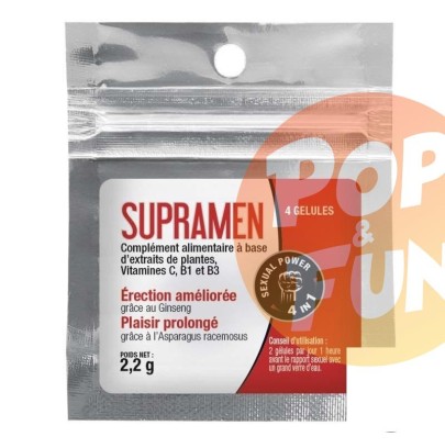 Acheter Stimulant SupraMen 4 gélules