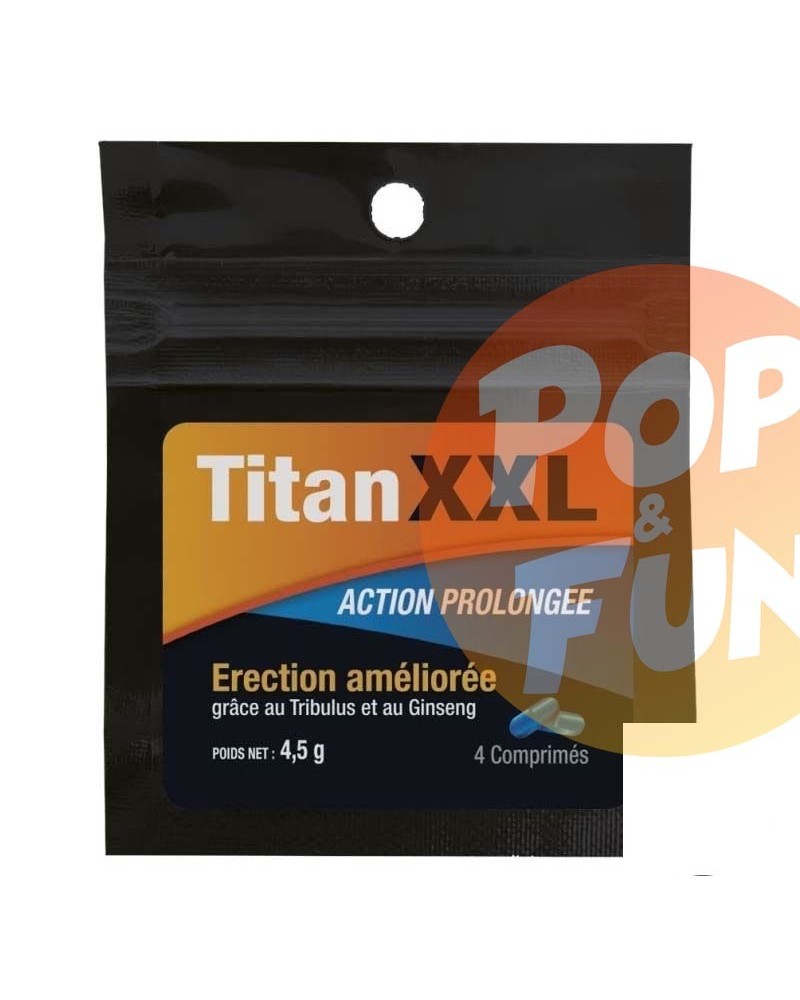 Acheter Titan XXL Stimulant Action prolongée 4 gélules