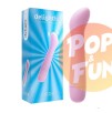 Vibromasseur Delightful en Silicone Rose P‚le Vibromasseur Delightful en Silicone Rose P‚le