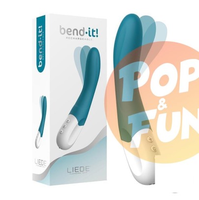 Acheter Vibromasseur Rechargeable Bend It Bleu Ocean