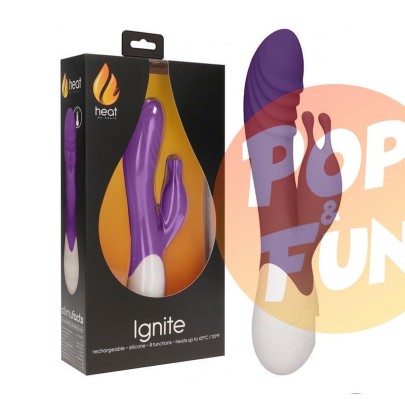 Acheter Vibromasseur Rechargeable Chauffant Ignite Pourpre