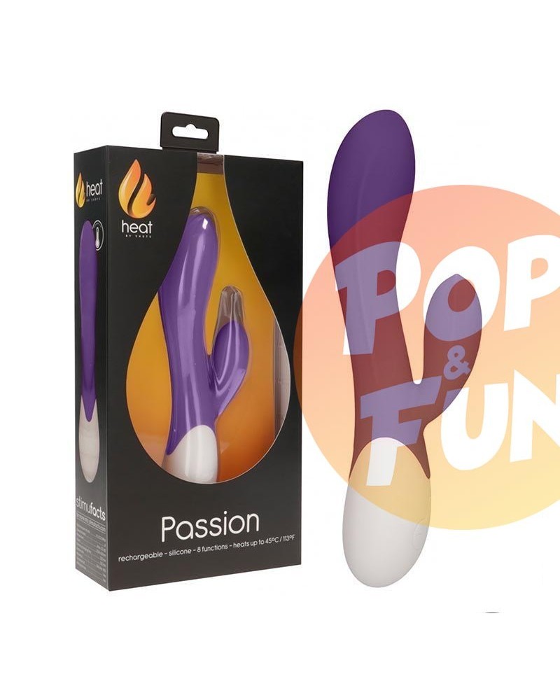 Acheter Vibromasseur Rechargeable Chauffant Passion Pourpre