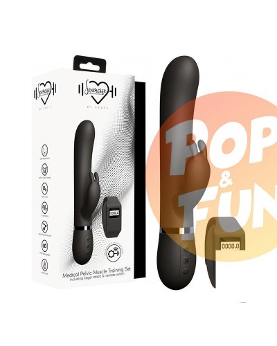 Acheter Vibromasseur Rechargeable Télécommandé Noir Kegel Rabbit