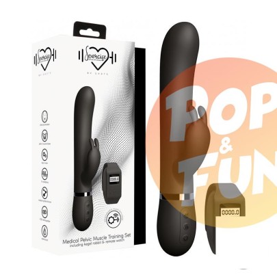 Acheter Vibromasseur Rechargeable Télécommandé Noir Kegel Rabbit