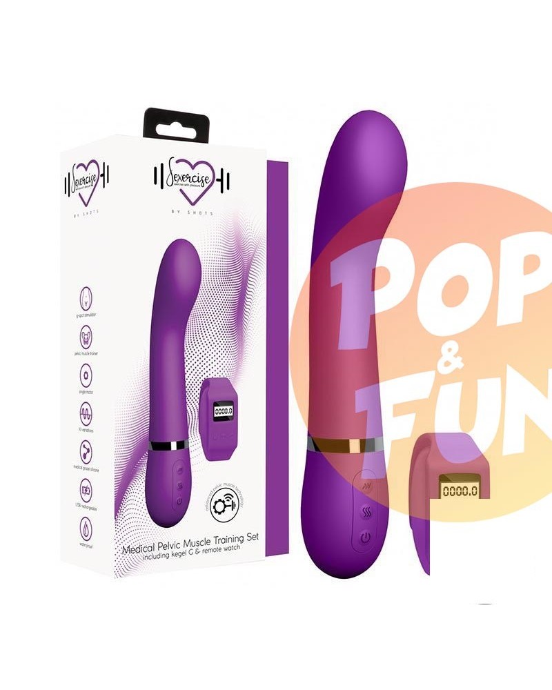 Acheter Vibromasseur Rechargeable Télécommandé Violet Kegel G