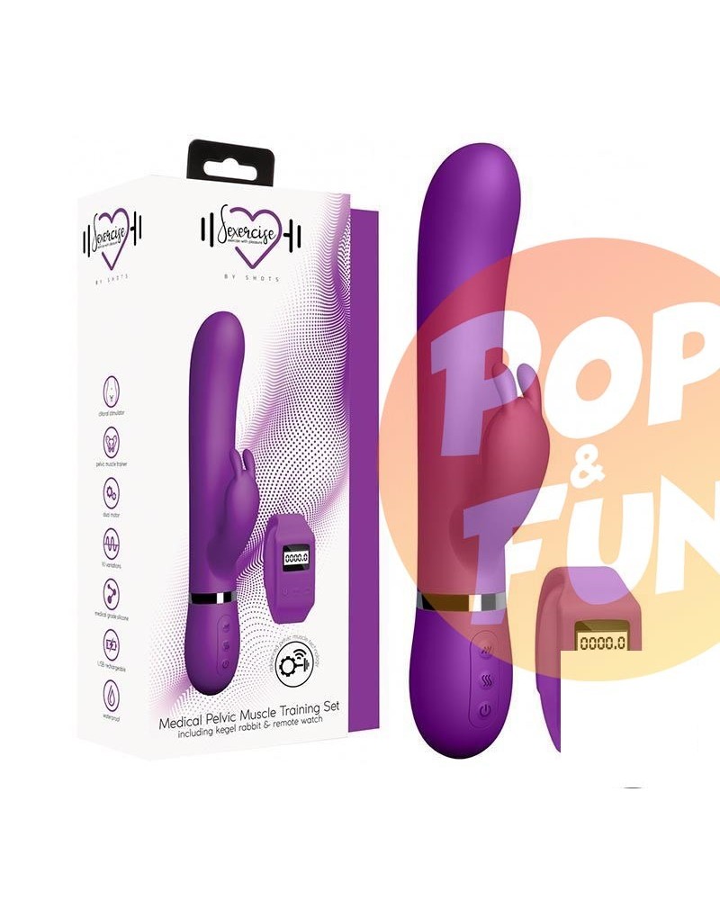 Acheter Vibromasseur Rechargeable Télécommandé Violet Kegel Rabbit