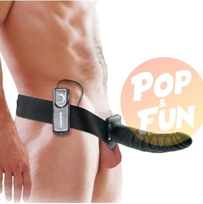 Gode ceinture Vibrant Vibrating Hollow 15 x 4.5 cm
