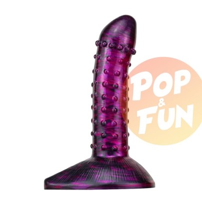Gode Fantasy Saperli 16 x 4.5cm Violet-Noir