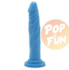 Gode Happy Dick 18 x 3.5 cm Bleu