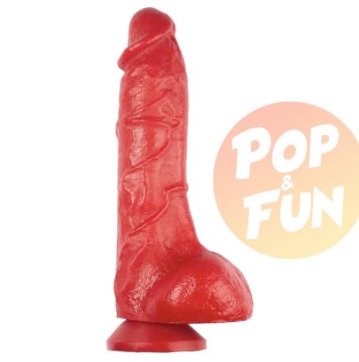 Gode Josef 18 x 5.5cm Rouge