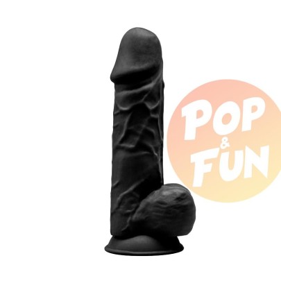 Gode Silexd Modèle 4 - 8.5" - 16 x 5cm Noir