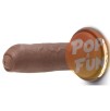 Gode Uncut Cock Prowler 15 x 4.5cm Marron