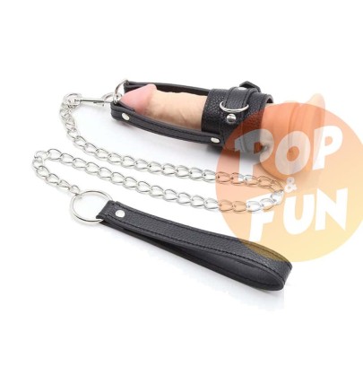 Laisse pour pénis Loop Dick Noir