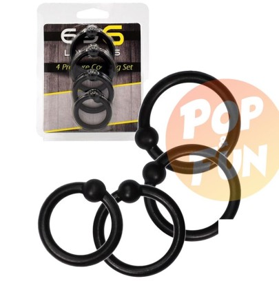 Lot de 4 cockrings