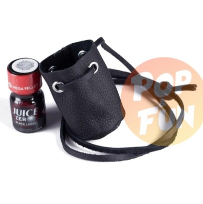 Bourse Poppers en cuir
