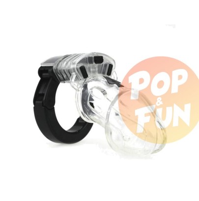 Cage de chasteté ajustable 10 x 3.5cm Transparente