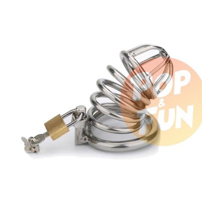 Cage de chasteté Birdy métal 8 x 3.5 cm