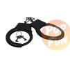 Paire de menottes en métal Cuffs On Noires