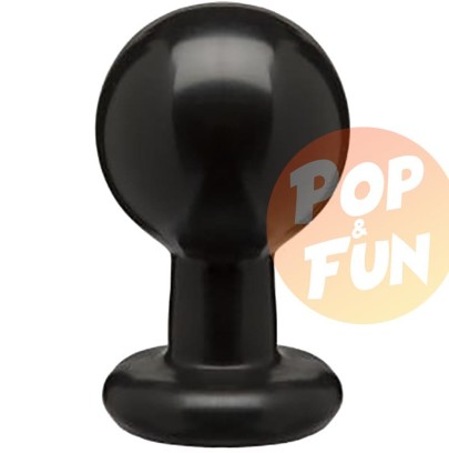 Plug Anal XXL Round 11 x 7 cm Noir