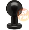 Plug Anal XXL Round 11 x 7 cm Noir Plug Anal XXL Round 11 x 7 cm Noir
